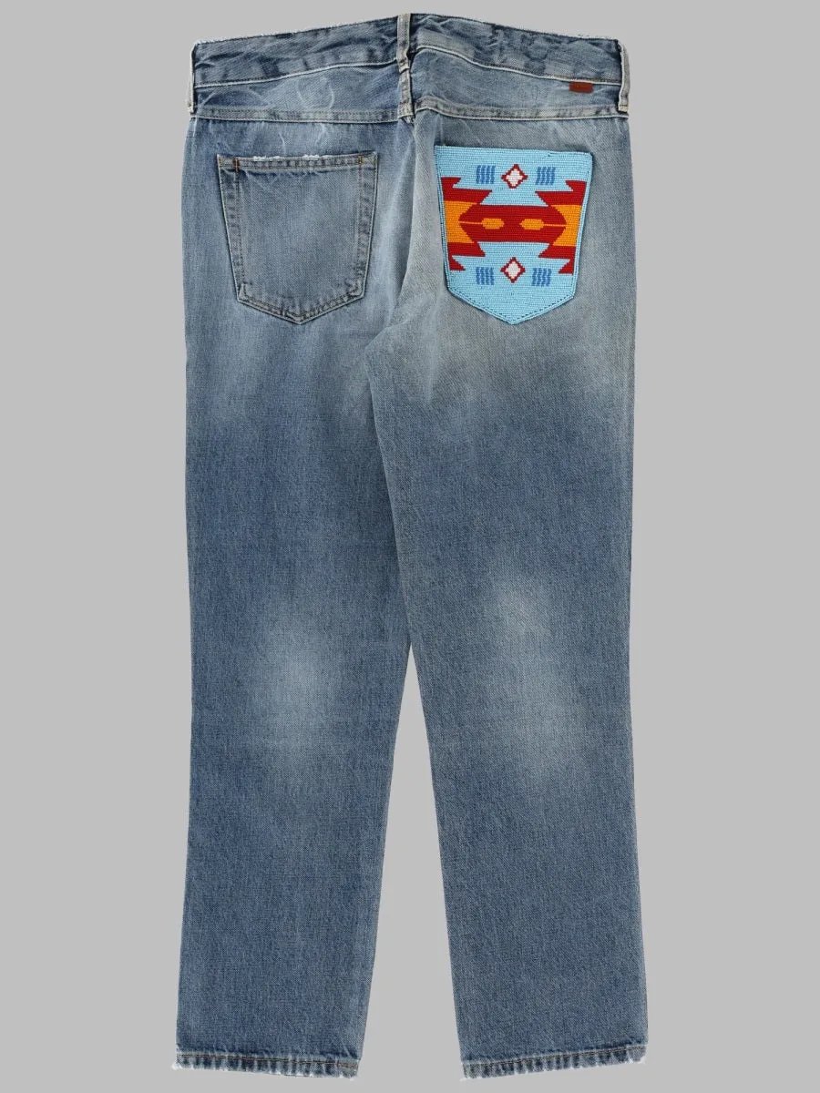 Jeans Con Dettaglio Ricamo sold by Wanan Luxury product image thumbnail 2