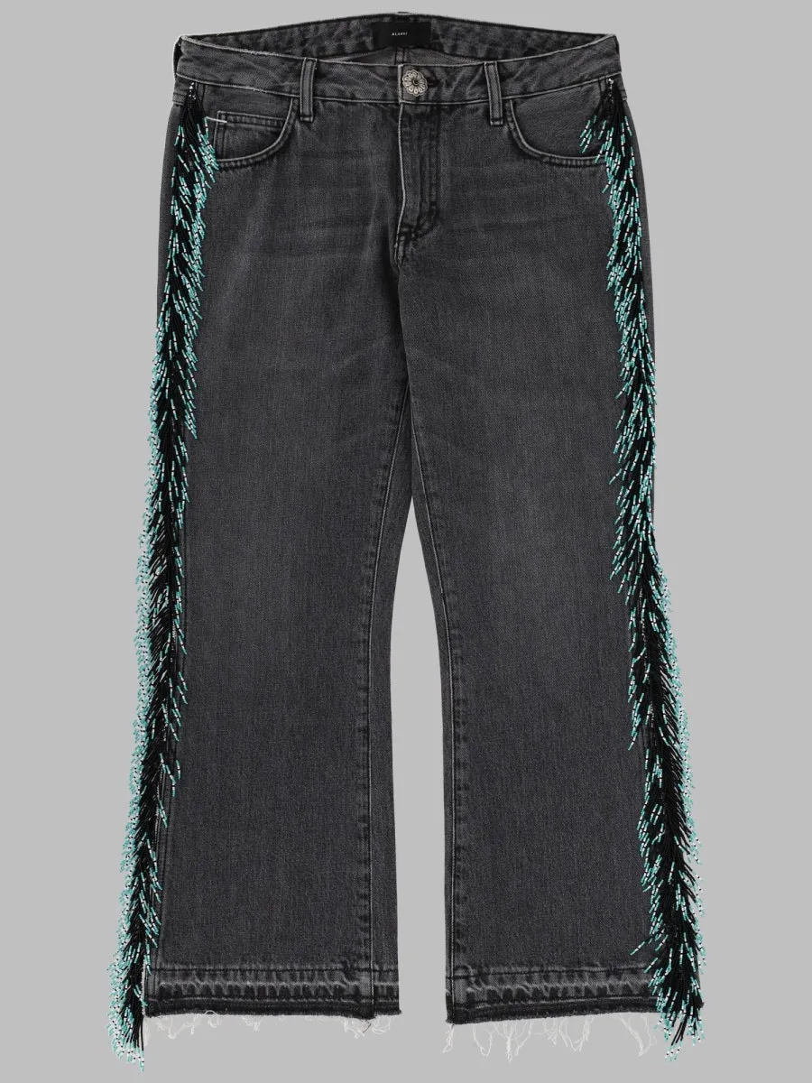 Jeans Con Frange Di Perline sold by Wanan Luxury
