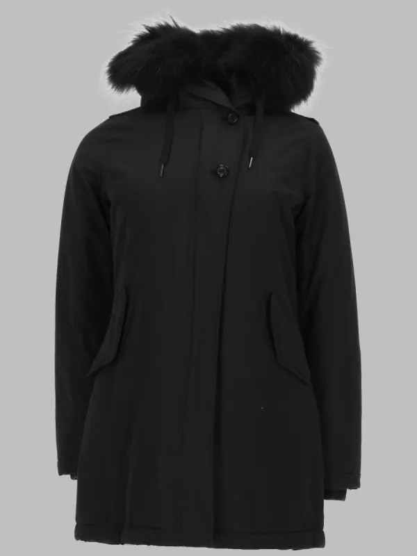 Parka In Cotone Con Cappuccio made by Wanan Luxury