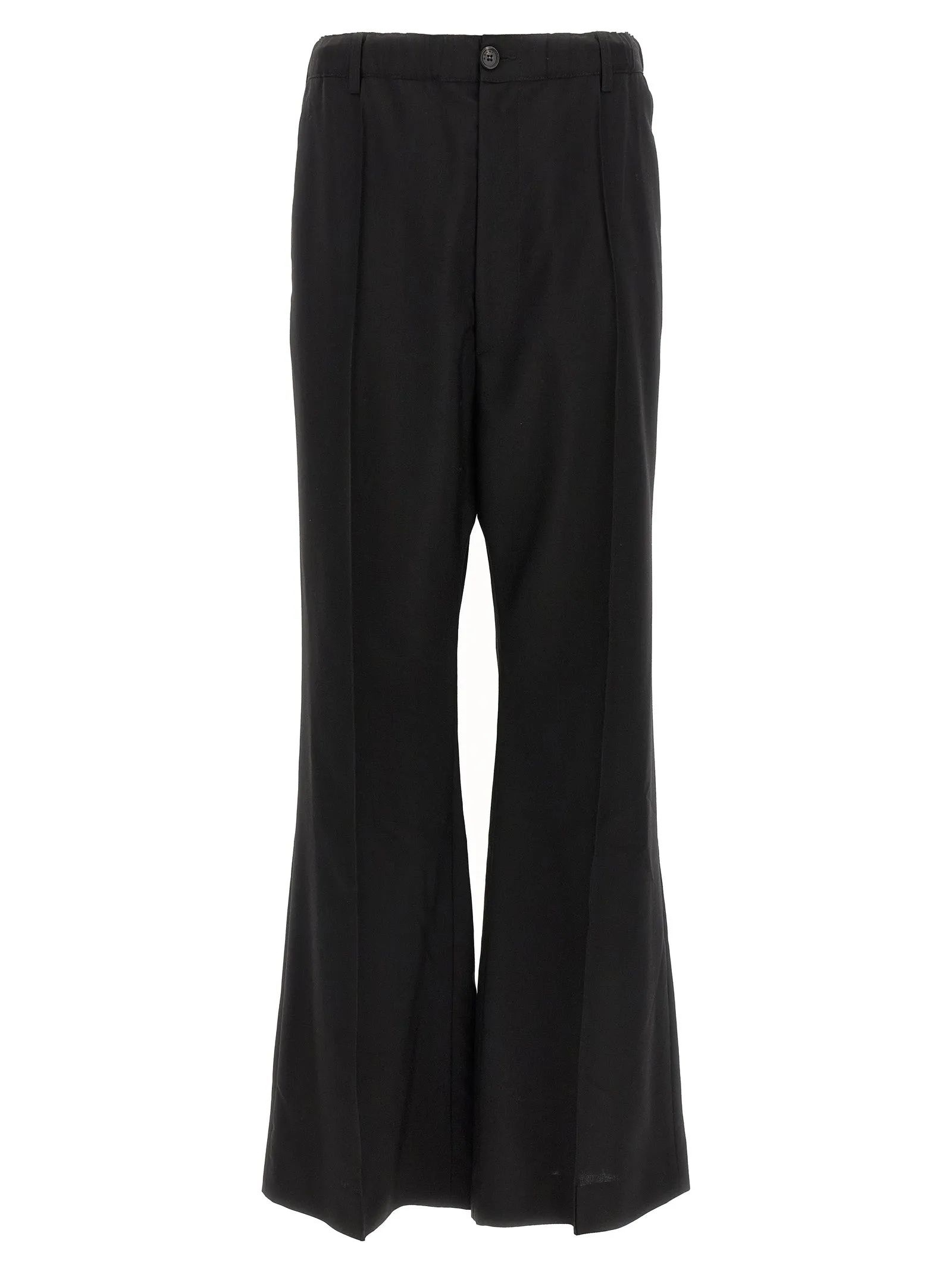 Tropical Wool Pants Black sold by Wanan Luxury