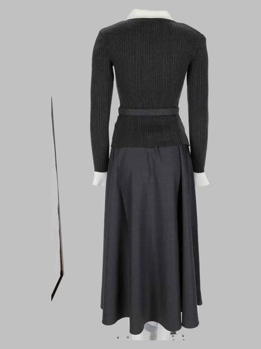 Abito Midi In Twill Di Maglia sold by Wanan Luxury product image thumbnail 2