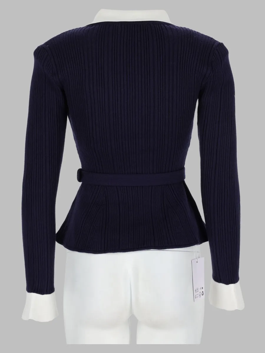 Cardigan In Maglia A Coste sold by Wanan Luxury product image thumbnail 2