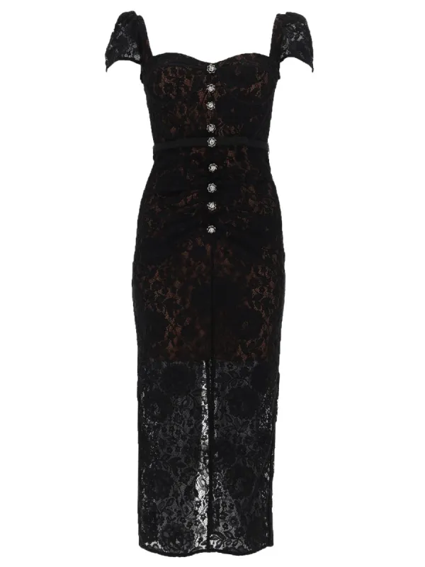 Lace Midi Dress made by Self-Portrait