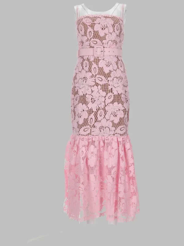 Abito Midi In Crochet made by Self-Portrait