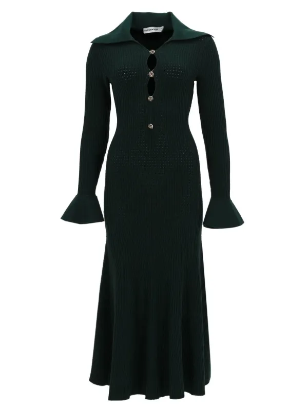 Midi Dress With Cut-Out made by Self-Portrait