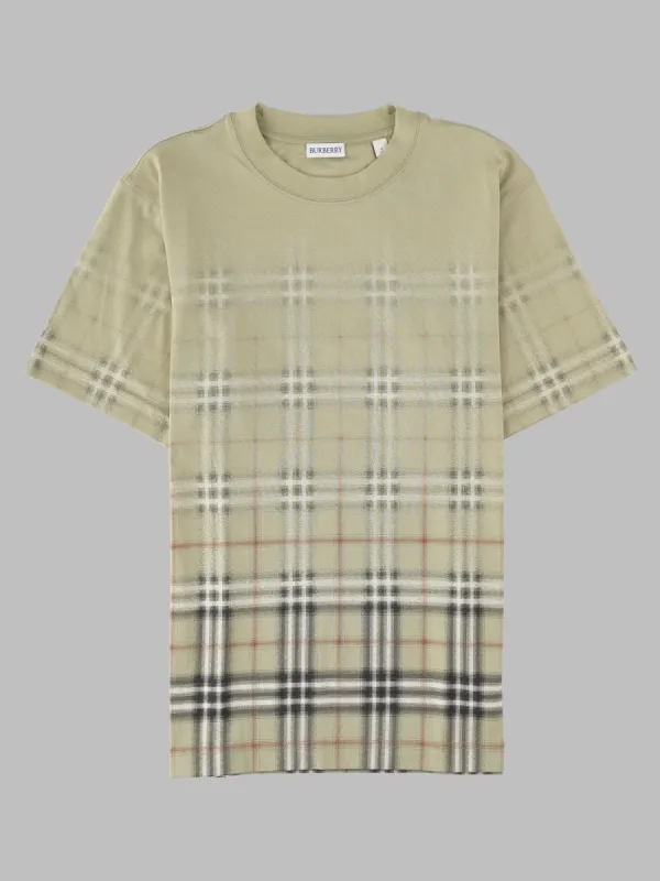 T-Shirt Con Stampa Check made by Burberry