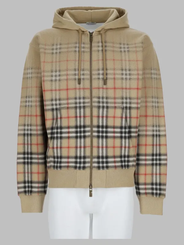 Felpa Con Stampa Check made by Burberry