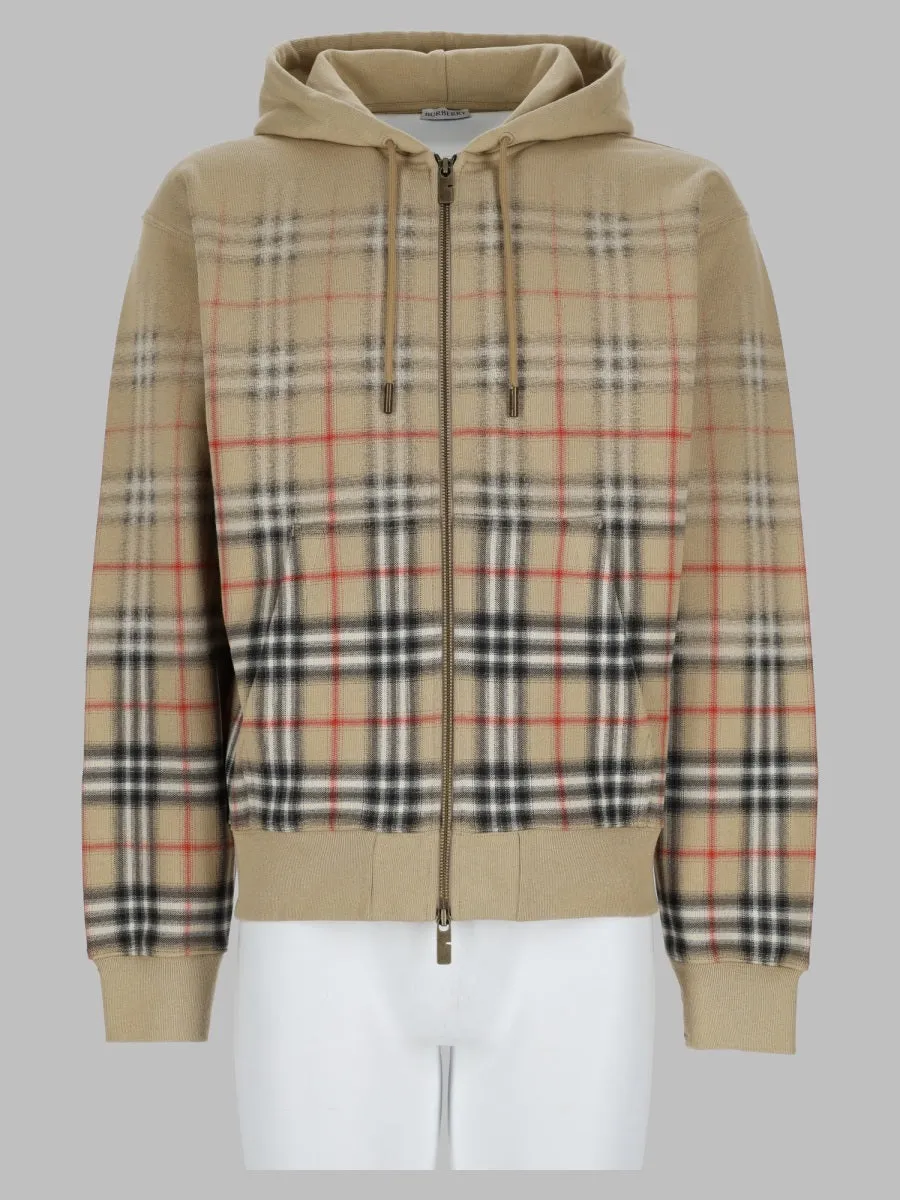 Felpa Con Stampa Check sold by Wanan Luxury