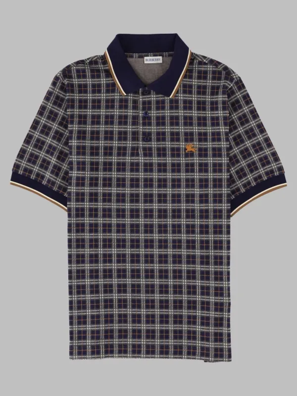 Polo In Misto Cotone Check made by Burberry