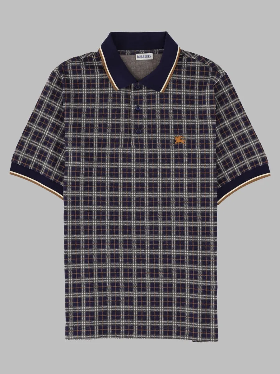Polo In Misto Cotone Check sold by Wanan Luxury