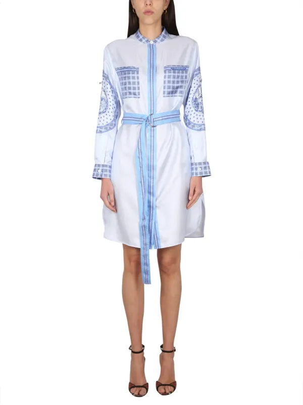 Silk Chemisier Dress made by Burberry