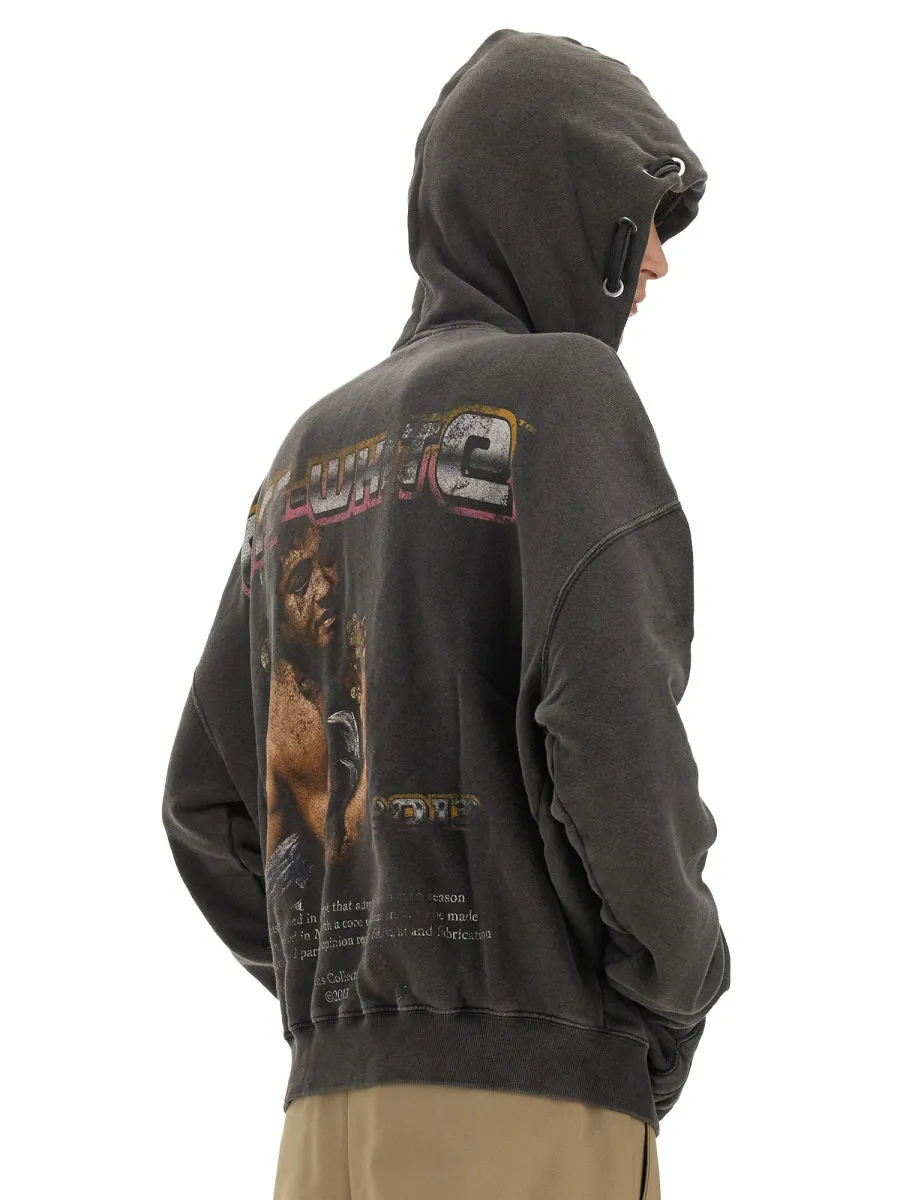 Sweatshirt With Print sold by Wanan Luxury product image thumbnail 4