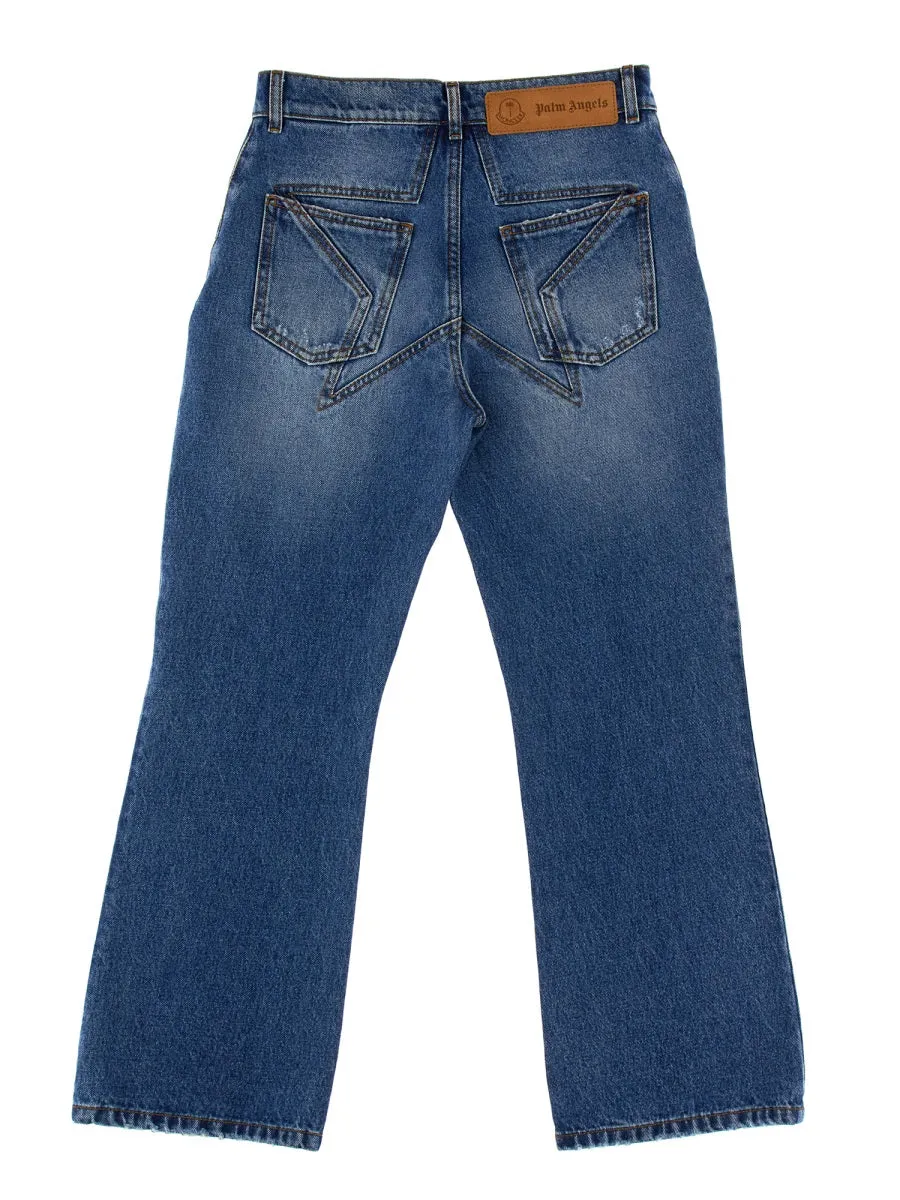 Jeans With Star Inlays 8 Moncler Palm Angels sold by Wanan Luxury product image thumbnail 2