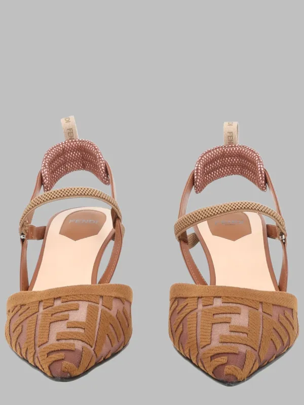 Slingback "Colibrì Lite" Con Tacco Medio made by Fendi