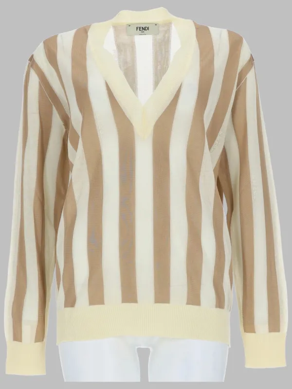 Maglia In Seta Pequin made by Fendi