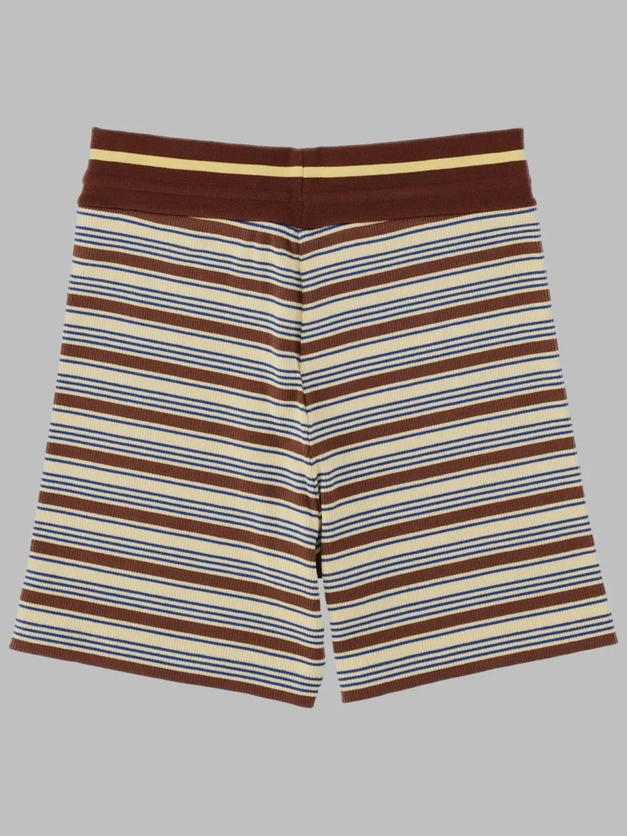 Shorts In Maglia Di Cotone A Righe sold by Wanan Luxury product image thumbnail 2