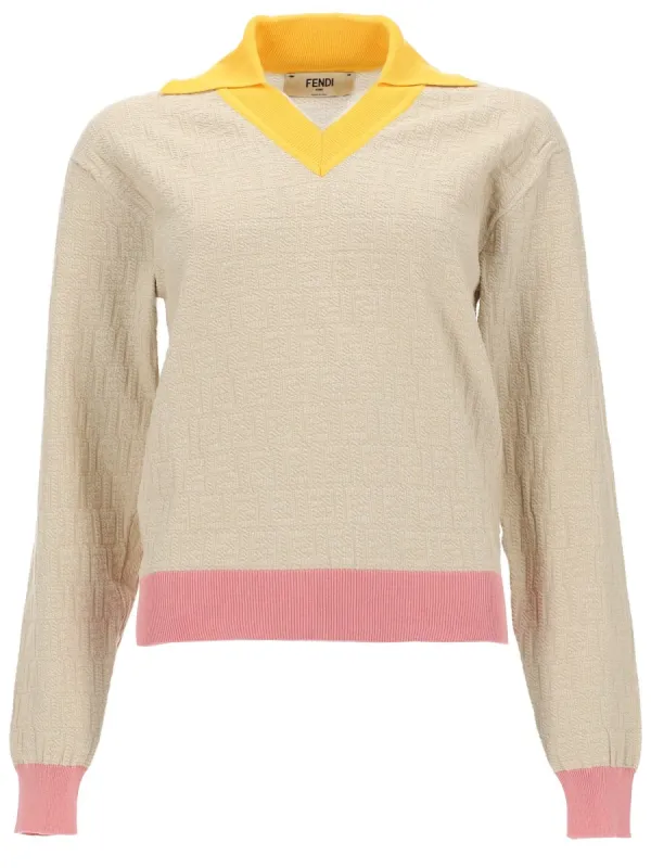 Maglia In Cotone E Seta made by Fendi