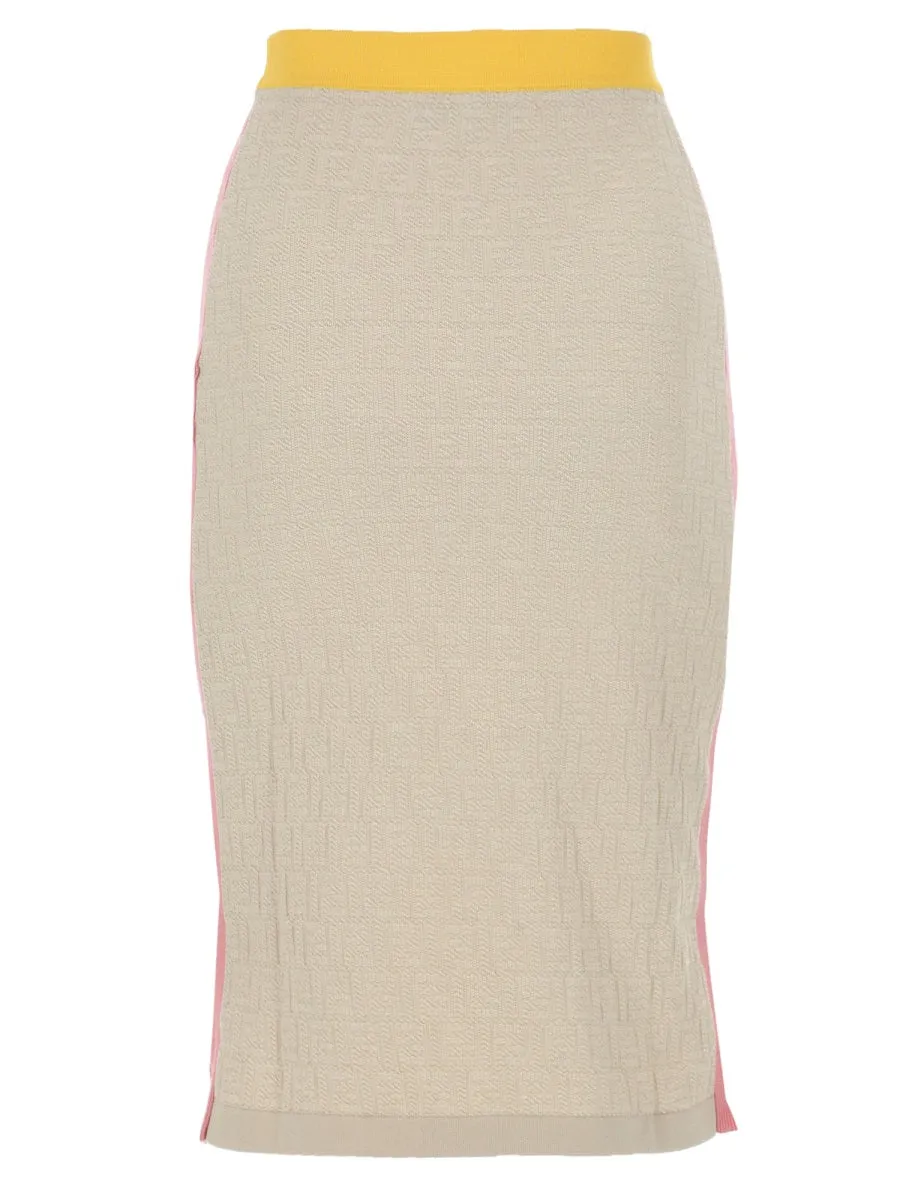 Gonna In Cotone E Seta sold by Wanan Luxury product image thumbnail 3