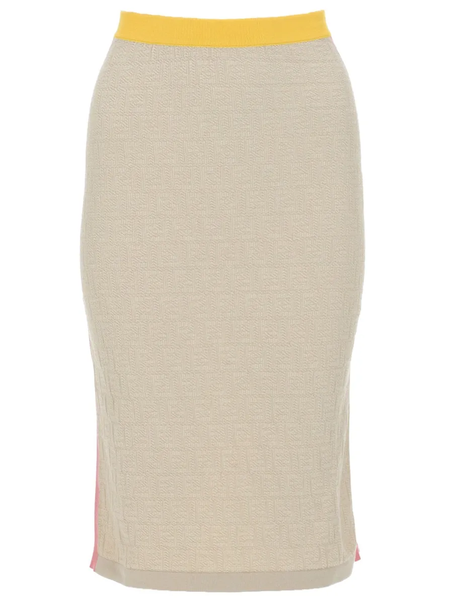 Gonna In Cotone E Seta sold by Wanan Luxury