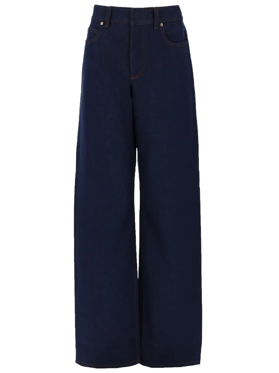 Jeans Lunghi In Denim sold by Wanan Luxury
