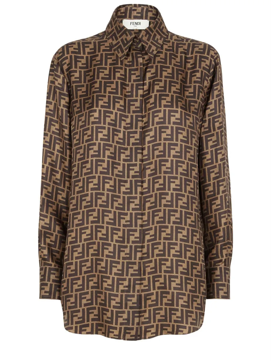 Silk Shirt "Ff" sold by Wanan Luxury