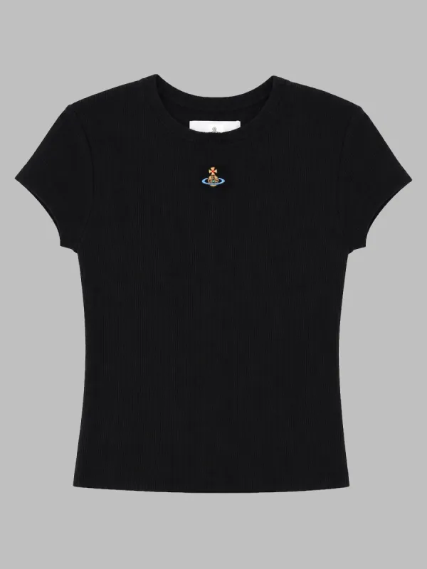 T-Shirt Cropped Con Logo made by Vivienne Westwood