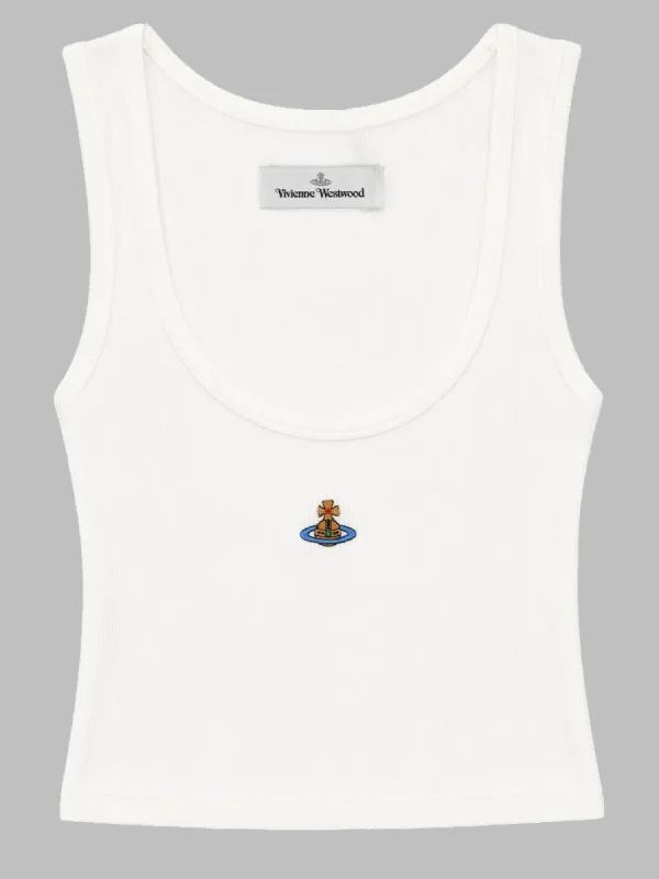 Top Cropped A Coste Con Logo made by Vivienne Westwood