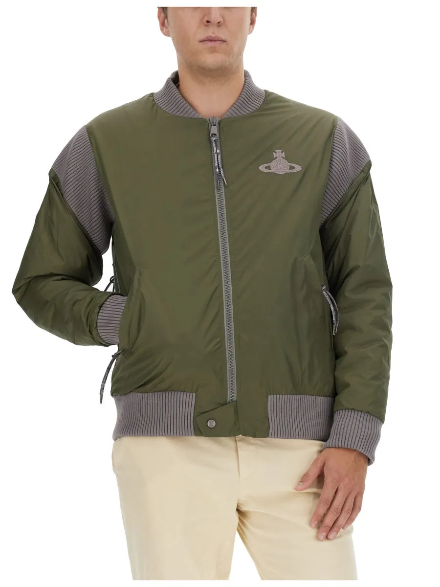 Bomber Jacket With Logo sold by Wanan Luxury product image thumbnail 4
