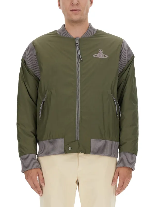 Bomber Jacket With Logo made by Vivienne Westwood