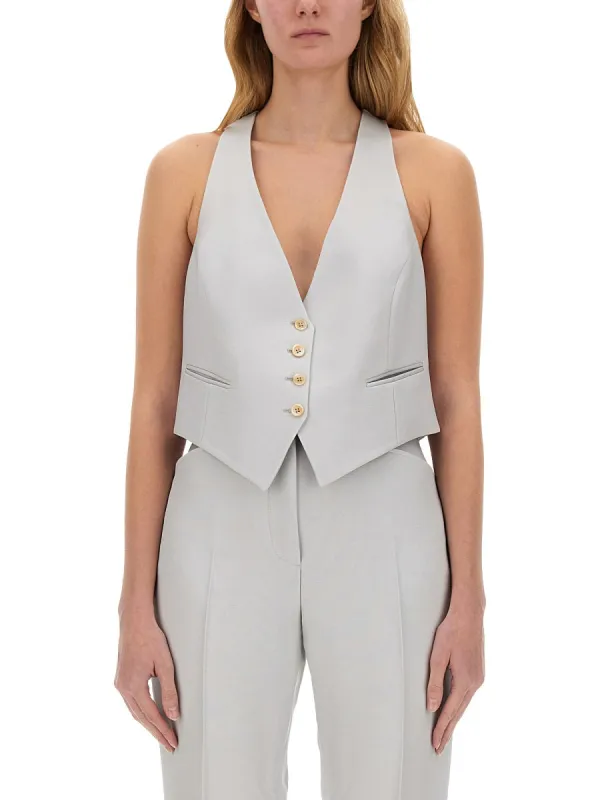 "Barathea" Silk Wool Vest made by Tom Ford