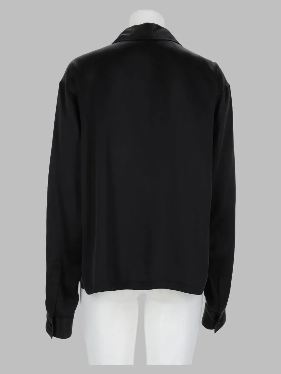Polo In Raso Di Seta Stretch Con Logo sold by Wanan Luxury product image thumbnail 2