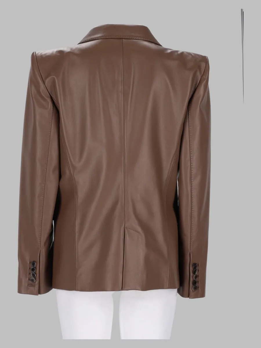 Giacca Monopetto In Pelle sold by Wanan Luxury product image thumbnail 2
