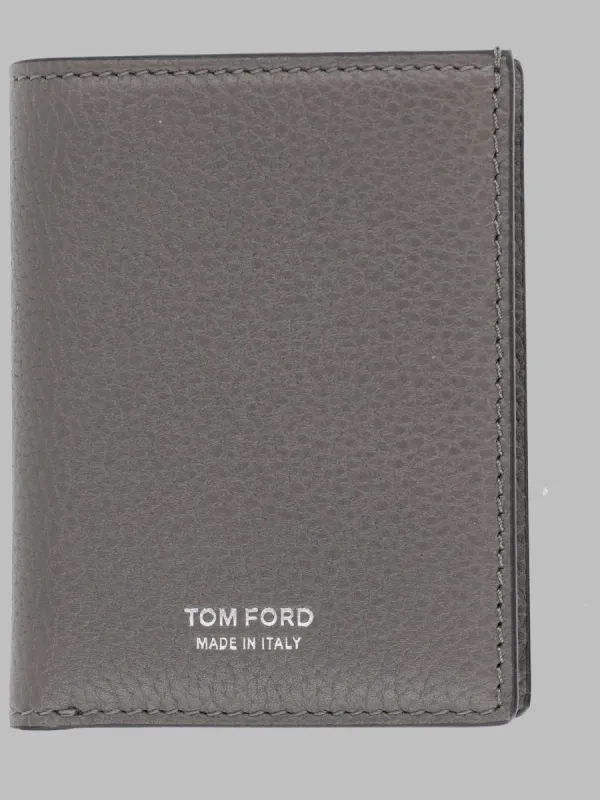 Portacarte Pieghevole In Pelle Fiore made by Tom Ford