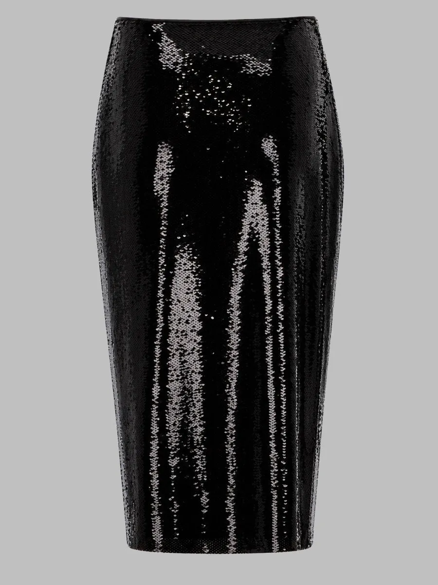Gonna Midi Con Paillettes sold by Wanan Luxury product image thumbnail 2