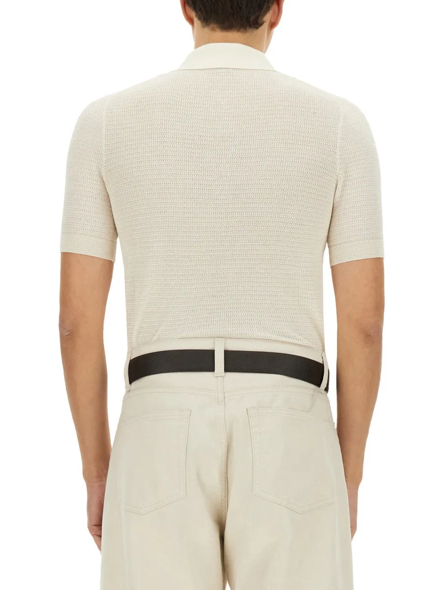 Cotton And Silk Polo Shirt sold by Wanan Luxury product image thumbnail 3