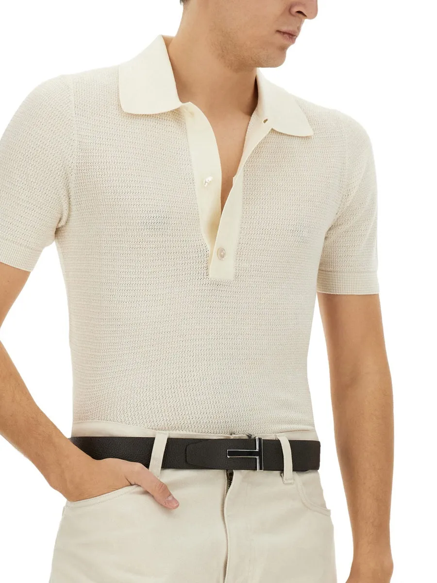 Cotton And Silk Polo Shirt sold by Wanan Luxury product image thumbnail 4