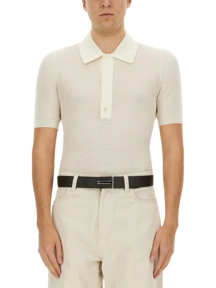 Cotton And Silk Polo Shirt sold by Wanan Luxury