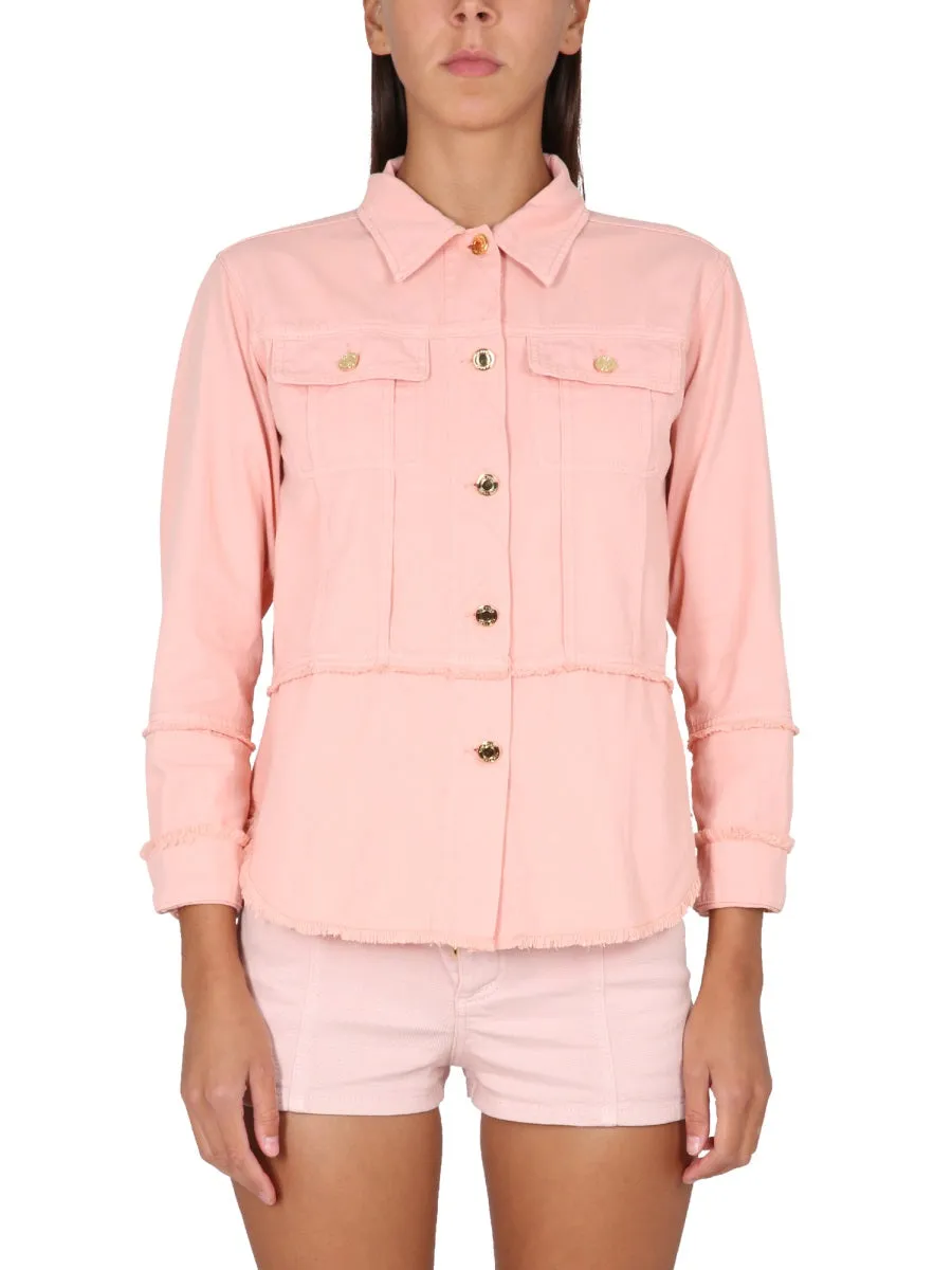 Cotton Denim Shirt sold by Wanan Luxury