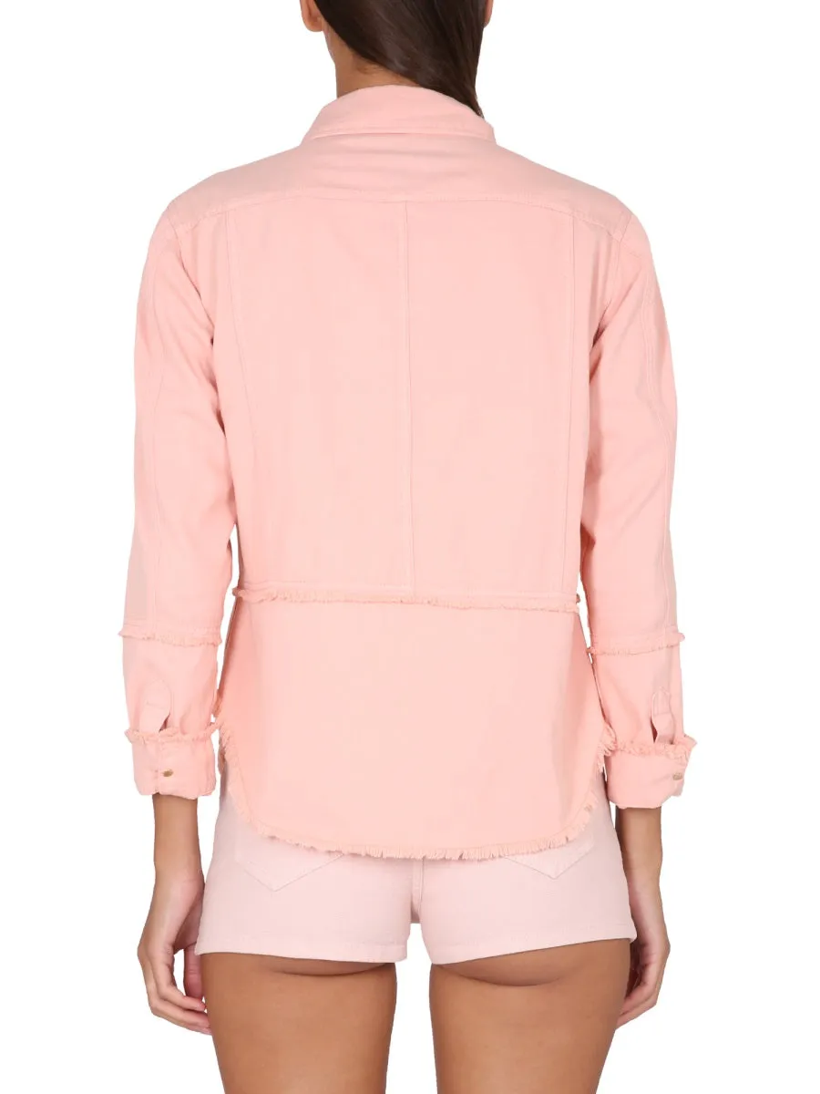 Cotton Denim Shirt sold by Wanan Luxury product image thumbnail 3