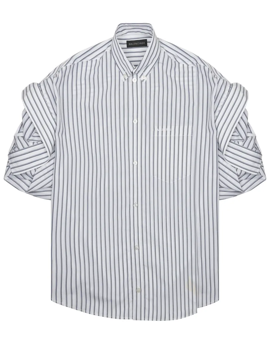 Shirt With Lapels On The Sleeves sold by Wanan Luxury