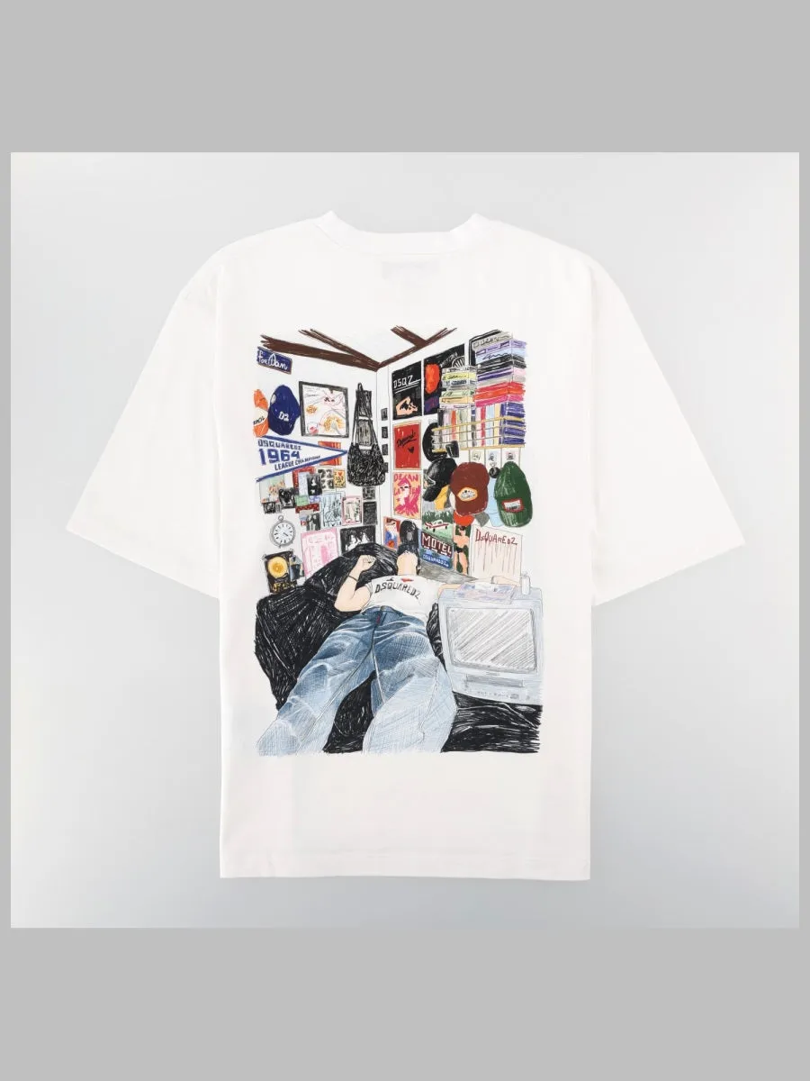 T-Shirt Con Stampa sold by Wanan Luxury product image thumbnail 2