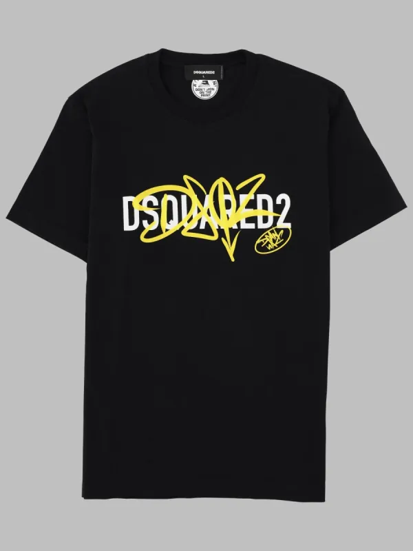 T-Shirt Con Stampa E Logo made by DSQUARED2