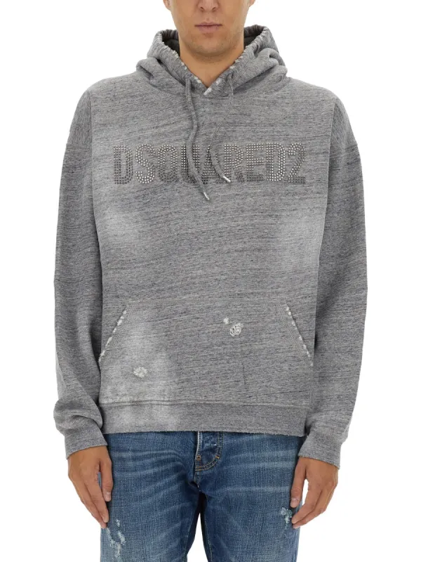 Sweatshirt With Logo made by DSQUARED2