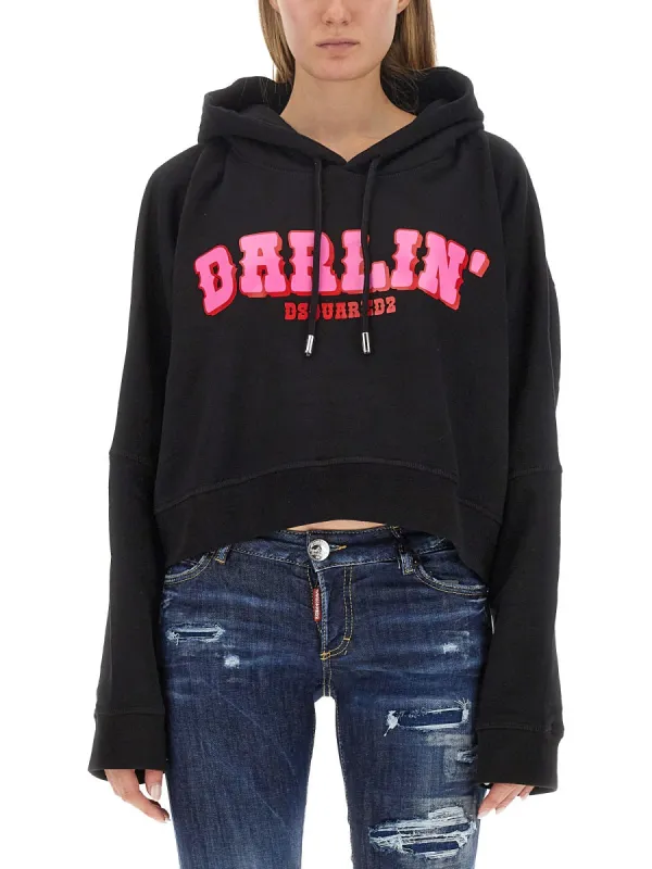 Sweatshirt With Logo made by DSQUARED2