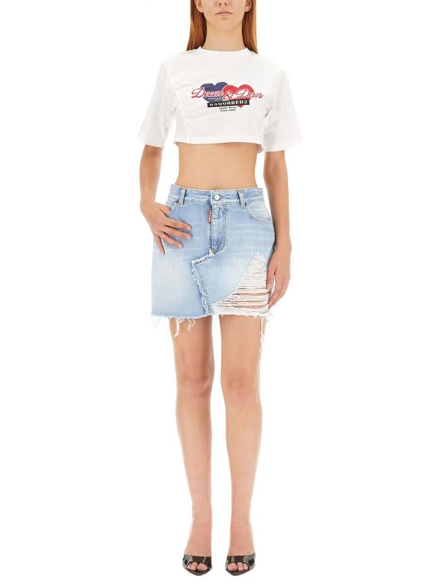 Cropped Fit T-Shirt sold by Wanan Luxury product image thumbnail 2