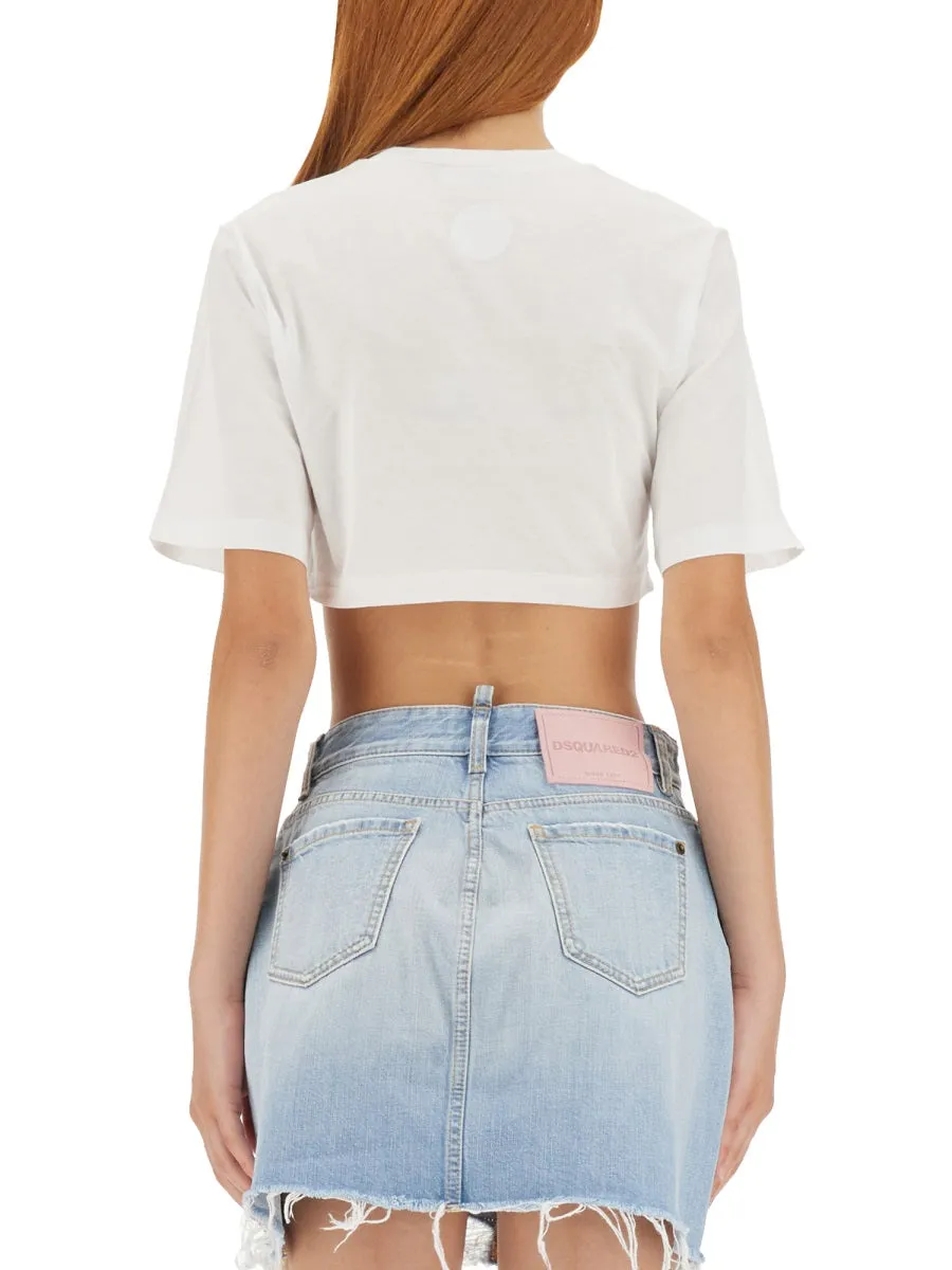 Cropped Fit T-Shirt sold by Wanan Luxury product image thumbnail 3
