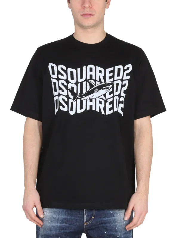 Logo Print T-Shirt made by DSQUARED2