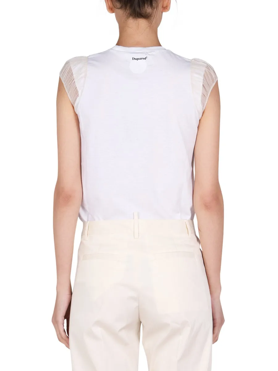 Logo Print T-Shirt sold by Wanan Luxury product image thumbnail 3