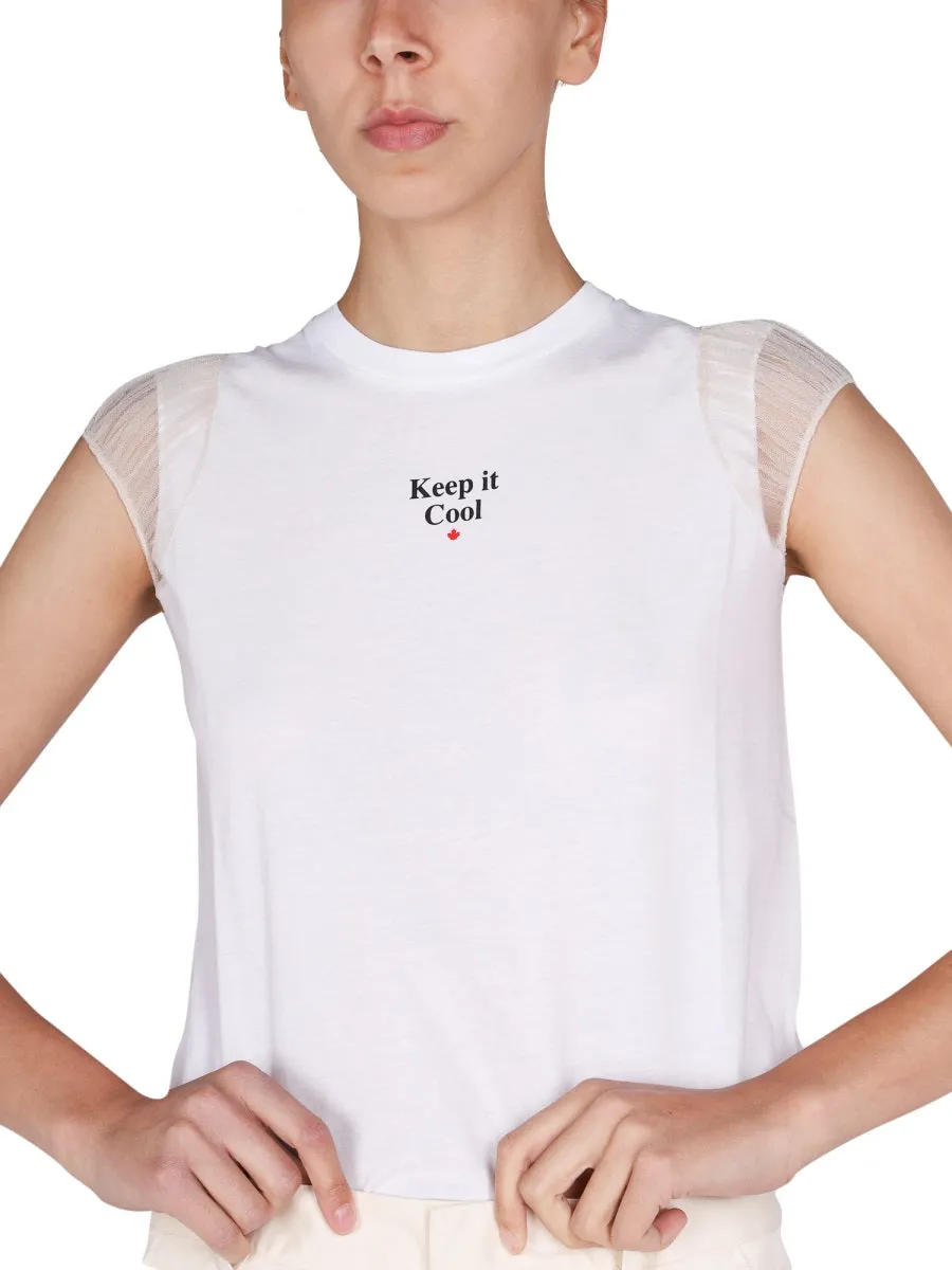 Logo Print T-Shirt sold by Wanan Luxury product image thumbnail 4