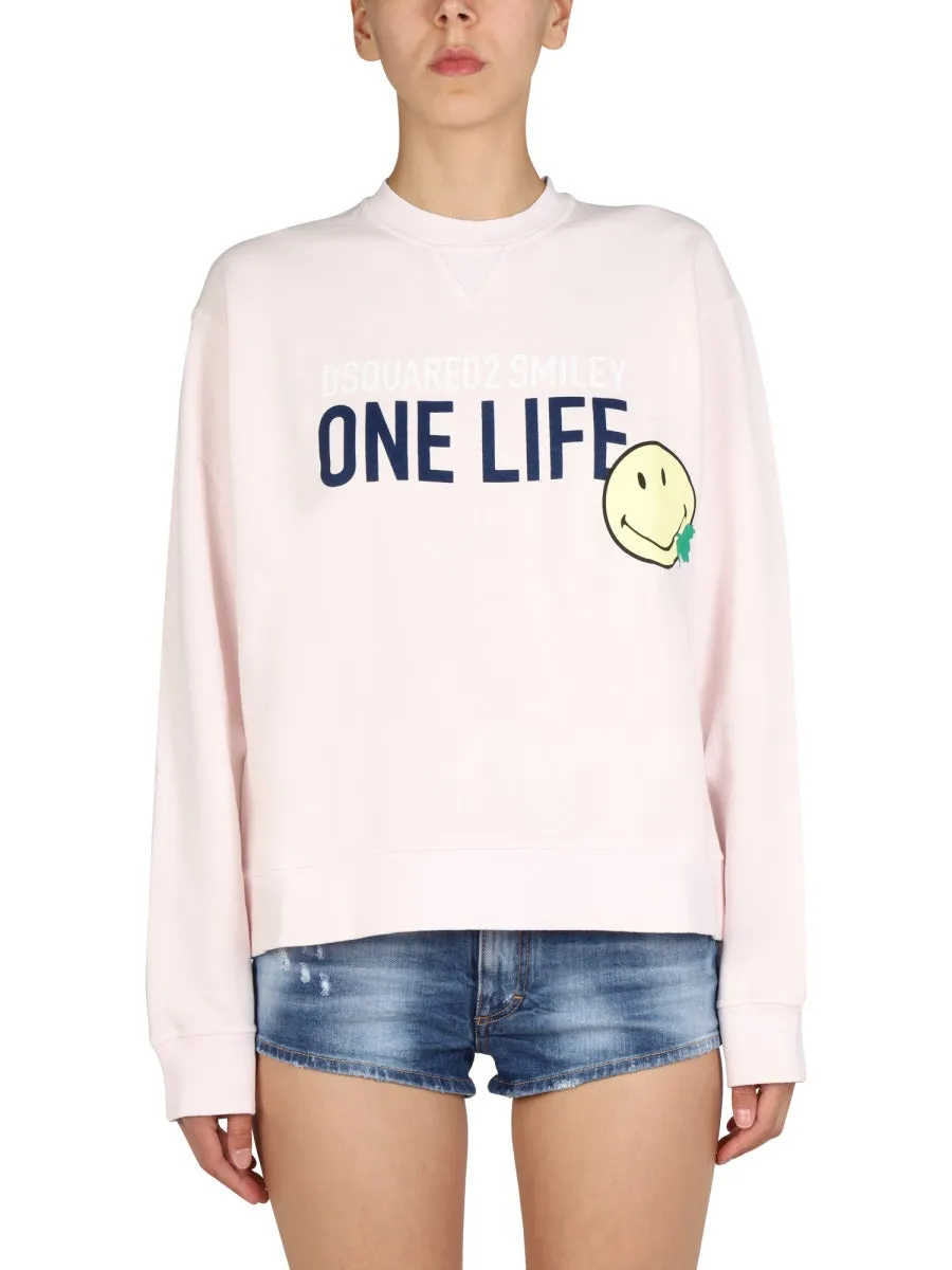 Logo Print Sweatshirt sold by Wanan Luxury